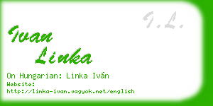ivan linka business card