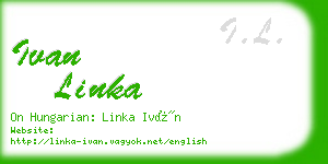 ivan linka business card